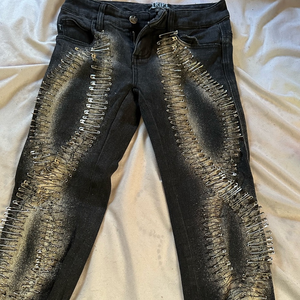 Tripp NYC Safety Pin Jeans